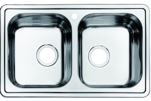 Мойка кухонная из нержавеющей стали IDDIS STRIT STR78S2i77 78*48 см. 