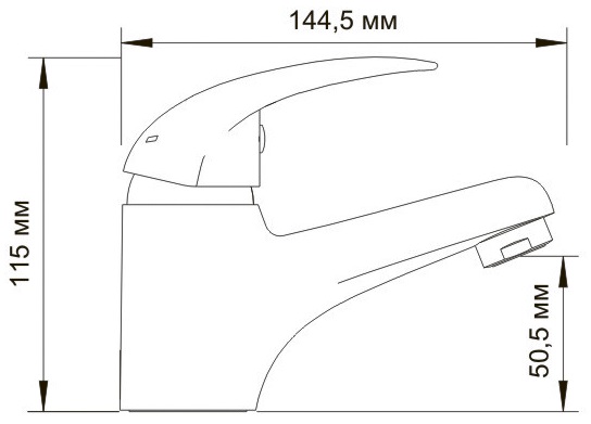Смеситель WasserKRAFT ISEN 2603 для раковины  Смеситель WasserKRAFT ISEN 2603 для раковины