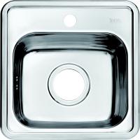 Мойка кухонная из нержавеющей стали IDDIS STRIT STR38S0i77 38*38 см.  Мойка кухонная из нержавеющей стали IDDIS STRIT STR38S0i77 38*38 см.