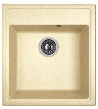 Мойка кухонная из литьевого мрамора Dr. Gans НИКА 470 25.070.B0470.402 47*51 см. дюна