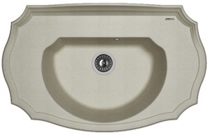 Мойка кухонная керамогранитная Florentina ЭМИЛИЯ 20.340.D0900.305 90*55 см. грей