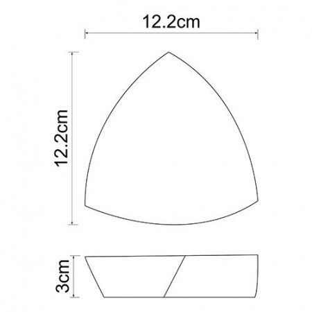 Мыльница настольная WasserKRAFT OHRE K-37729  