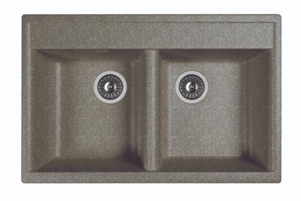 Мойка кухонная из литьевого мрамора Dr. Gans АСТРА 780 25.060.E0780.407 78*51 см. черный