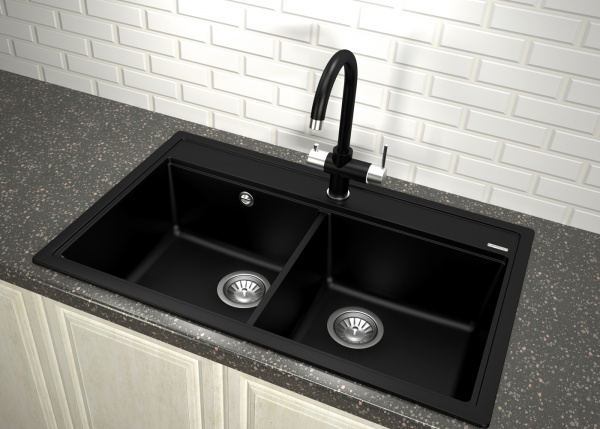 Мойка кухонная керамогранитная Florentina ЛИПСИ 820 20.370.E0820.104 82*51 см. бежевый