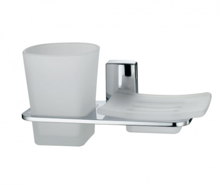 Стакан и мыльница навесной WasserKRAFT LEINE K-5026  