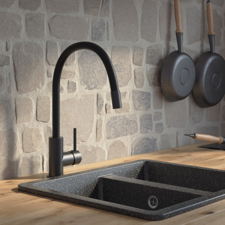 Смеситель IDDIS KITCHEN 361 K36BLJ0i05 для кухонной мойки 