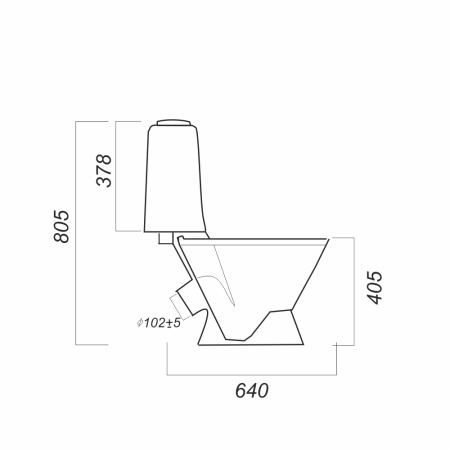Унитаз-компакт Sanita САМАРСКИЙ SMRSACC01090111  