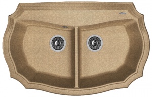 Мойка кухонная керамогранитная Florentina ЭМИЛИЯ 870 20.365.F870.105 87*55 см. коричневый