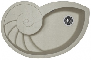 Мойка кухонная керамогранитная Florentina НАУТИЛУС 20.350.E0820.305 82*52 см. грей