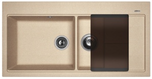 Мойка кухонная керамогранитная Florentina РОССАНА 20.335.E1000.107 100*51 см. песочный