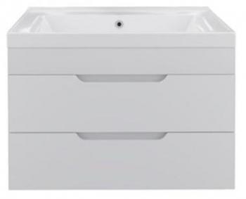 Тумба под раковину навесная Mirsant QUADRO  80 см.  Тумба под раковину навесная Mirsant QUADRO  80 см.