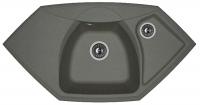Мойка кухонная керамогранитная Florentina САРДИНИЯ 20.150.D0980.102 97,5*51 см. черный