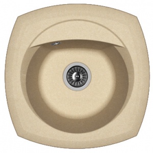 Мойка кухонная керамогранитная Florentina КОРСИКА 20.105.B0510.104 51*51 см. бежевый