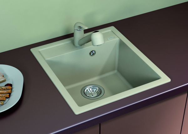 Мойка кухонная керамогранитная Florentina ЛИПСИ 460 20.280.B0460.306 46*51 см. капучино