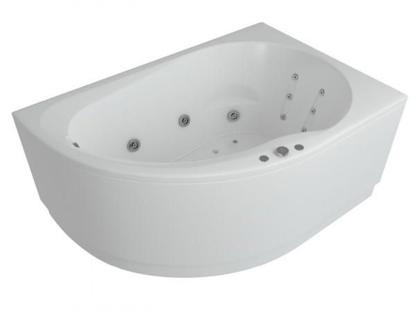 Ванна акриловая Aquatek ВИРГО  150x100 см. правая 