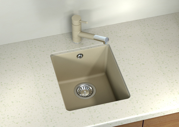 Мойка кухонная керамогранитная Florentina ВЕГА 300 22.305.A0300.104 34*42 см. бежевый