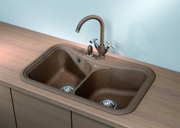 Мойка кухонная керамогранитная Florentina КРИТ 780A 20.175.E0780.303 78*51 см. мокко