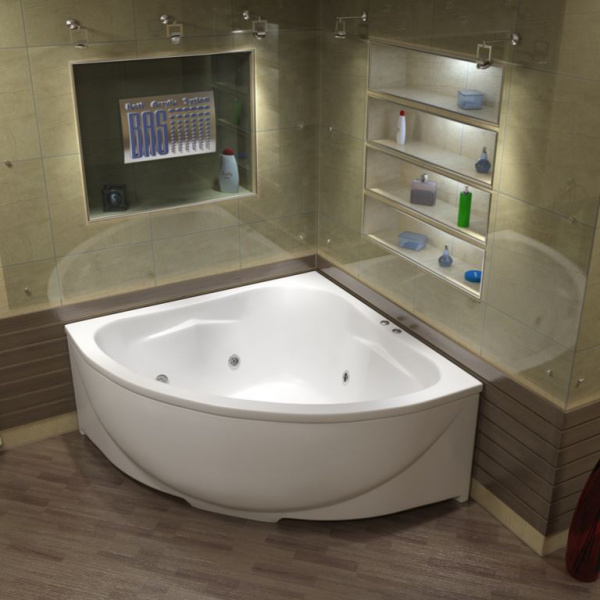 Ванна акриловая BAS ИМПЕРИАЛ В 00012 150x150 см. 