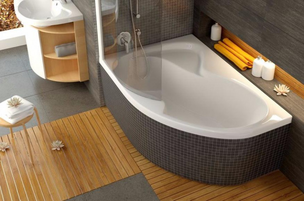 Ванна акриловая Ravak ROSA II CM210P0000 160x105 см. левая 