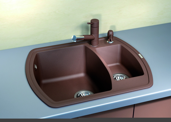 Мойка кухонная керамогранитная Florentina НИРЕ 630K 20.220.D0630.104 63*51 см. бежевый