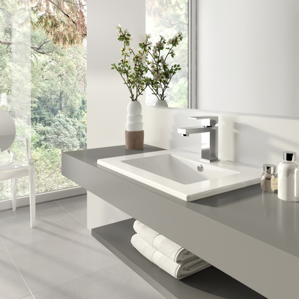 Раковина Sanita luxe QUADRO QDR75SLWB01 75  Раковина Sanita luxe QUADRO QDR75SLWB01 75
