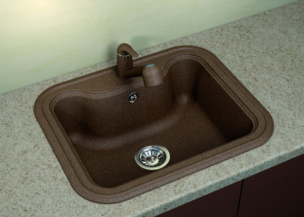 Мойка кухонная керамогранитная Florentina КРИТ 630 20.110.D0630.107 63*51 см. песочный