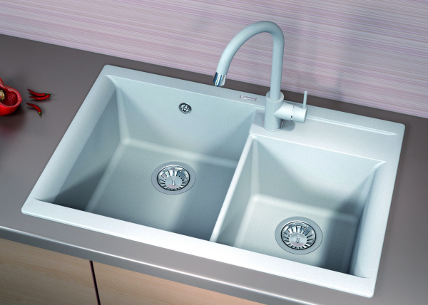 Мойка кухонная керамогранитная Florentina КАССИ 780 20.230.E0780.303 78*51 см. мокко